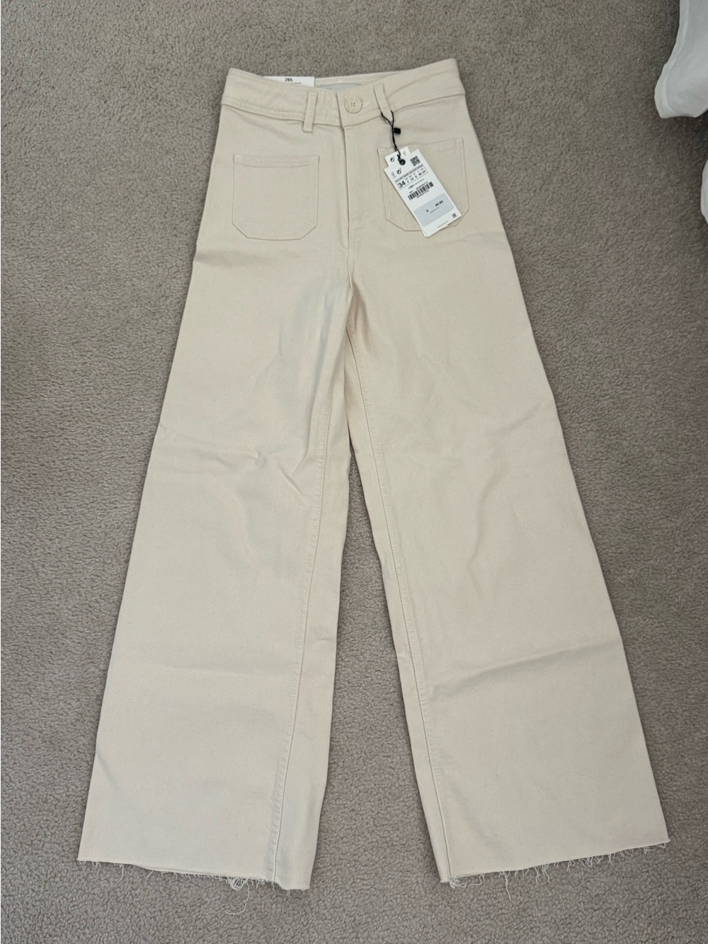 NWT Zara The Patch Pocket Marine Pants